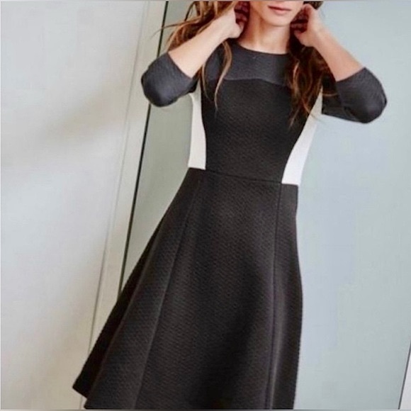 Boden Dresses & Skirts - Boden Curve Flare Dress in Textured WW113 Size US 12R